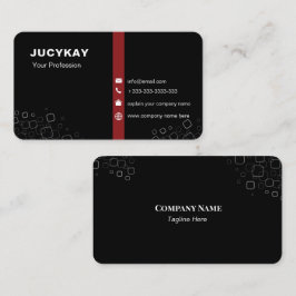 Modernes elegantes Minimalistisches Schlichtes Bus Visitenkarte