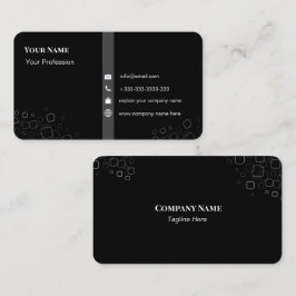 Modernes elegantes Minimalistisches Schlichtes Bus Visitenkarte