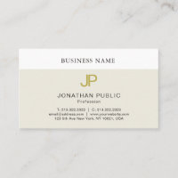 Modernes Elegantes Mit Monogramm Design