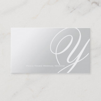 Modernes elegantes Monogramm A Visitenkarte