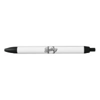 Modernes, elegantes Monogramm Name Schwarz Graue S