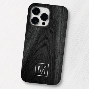 Modernes, elegantes Monogramm-Original aus schwarz Case-Mate iPhone 14 Pro Max Hülle