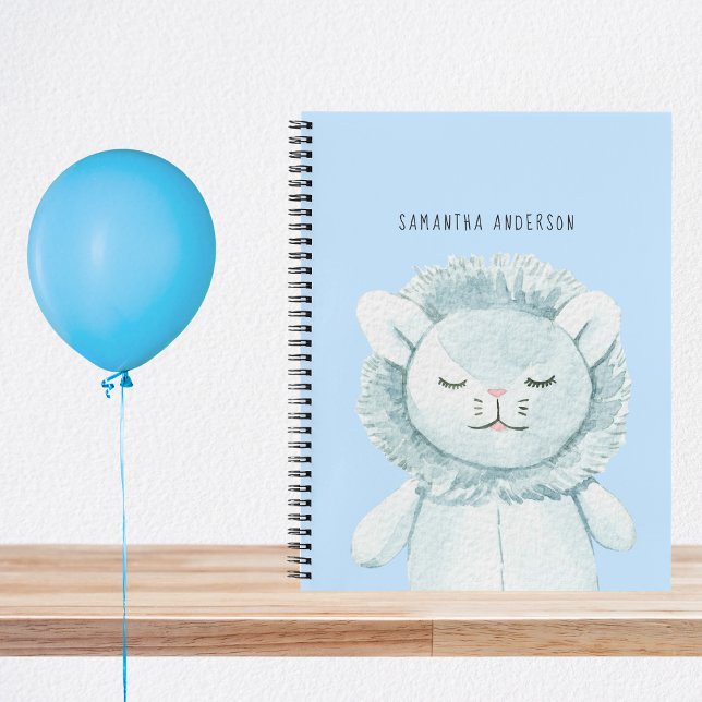 Modernes, elegantes Pastel Blue Baby Geschenk für  Notizbuch (Von Creator hochgeladen)