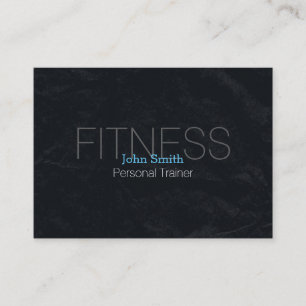 Modernes Elegantes Personal Fitness Trainer Chalkb Visitenkarte