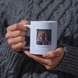 Modernes, elegantes Personalisiertes Foto Kaffeetasse