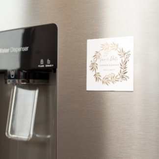 Modernes, elegantes, Personalisiertes Monogram-Mag Magnetkarte