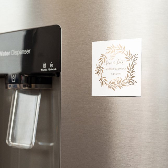 Modernes, elegantes, Personalisiertes Monogram-Mag Magnetkarte (Von Creator hochgeladen)