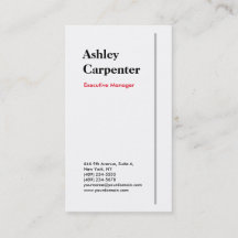 Modernes, elegantes Rot-Weiß-beruflich