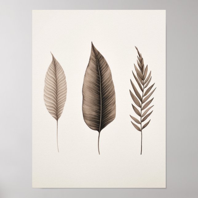 Modernes, elegantes, sauberes verlassen Plakat (Vorne)