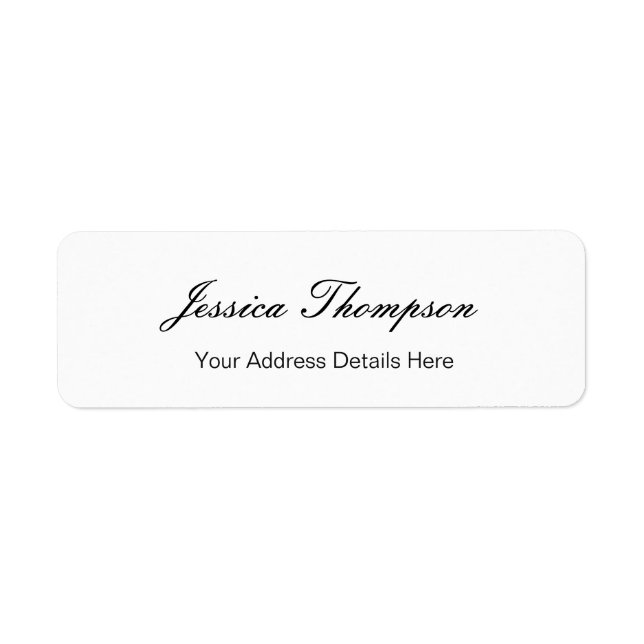 Modernes Elegantes Schlicht Einfaches Beruflich (Vorne)