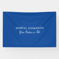 Modernes Elegantes Schlicht Stilvolles Blau Minima