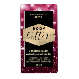 Modernes, elegantes Schriftzeichen-Butterlabel