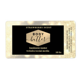 Modernes, elegantes Schriftzeichen-Butterlabel