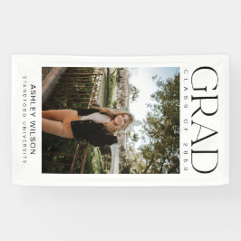 Modernes, elegantes Script 1 Foto Vertikaler Absch Banner