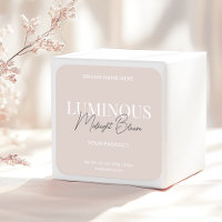 Modernes, elegantes Script-Produktlabel