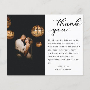 Modernes, elegantes Script-Wedding-Foto