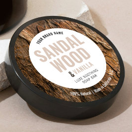 Modernes, elegantes Seifen-Wellness-Center-Produkt Runder Aufkleber