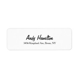 Modernes, elegantes Skript Kreativ Schlicht Schwar