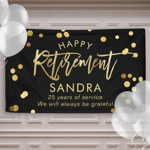 Modernes, elegantes Skript Stilvolle Goldene Pensi Banner