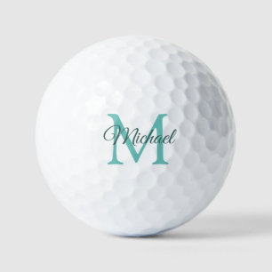 Modernes, elegantes Template 12 Pack Monogram Golfball