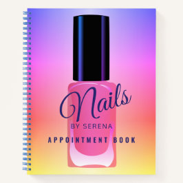 Modernes, elegantes, trendiges Nails-Terminkalende Notizbuch