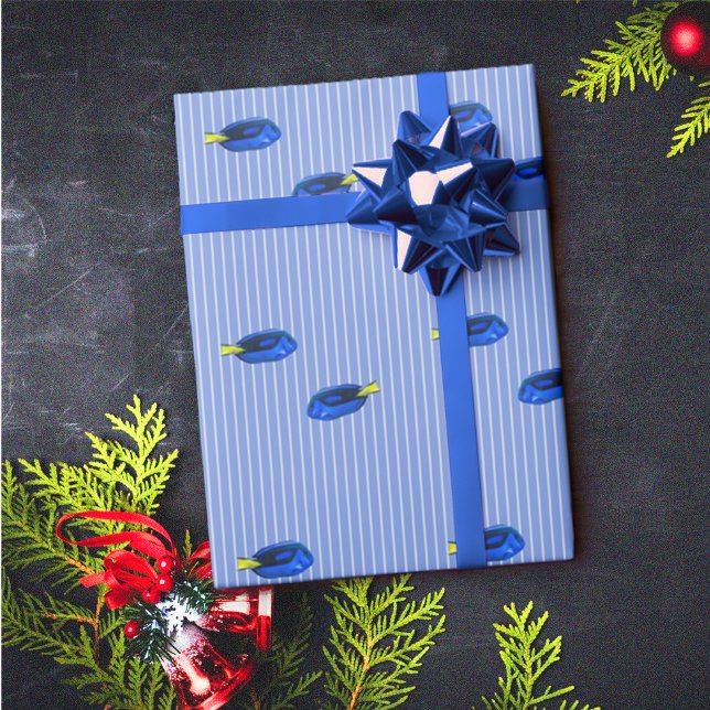 Modernes elegantes tropisches Fischmuster Geschenkpapier (Modern Elegant Tropical Fish Pattern Wrapping Paper)