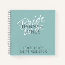 Modernes elegantes türkisfarbenes Mint Green Braut