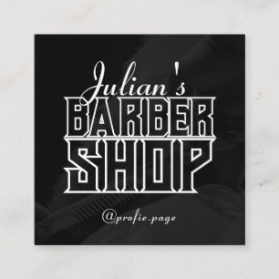 Modernes, elegantes und elegantes quadratische visitenkarte