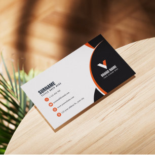 Modernes elegantes Unternehmen Visitenkarte