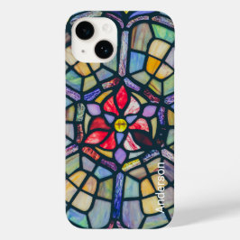 Modernes Eligant Retro Line Monogramm Case-Mate iPhone 14 Hülle