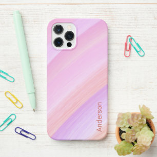 Modernes Eligant Retro Line Monogramm iPhone 12 Pro Hülle