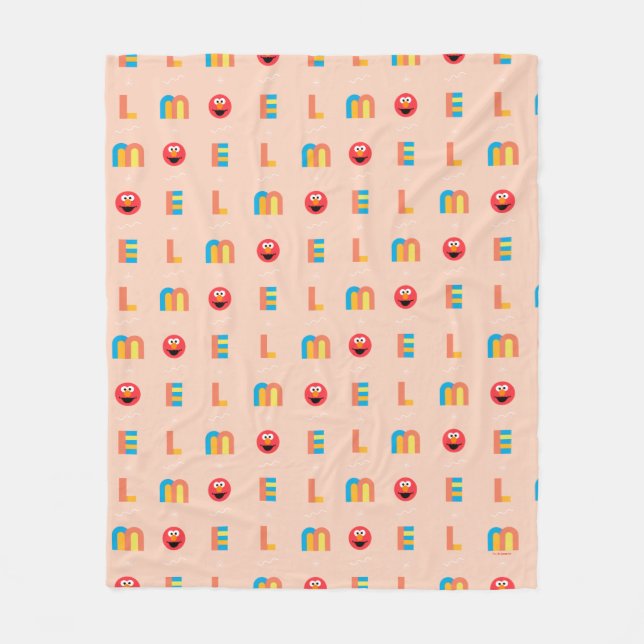 Modernes Elmo Muster Fleecedecke (Vorderseite)