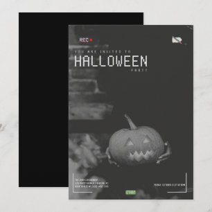 Modernes erwachsenes Halloween-Party Einladung