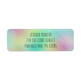 Modernes Etikett für die Rückgabe von Folien