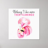 Modernes Exotic Pink Watercolor Flamingo Geschenk