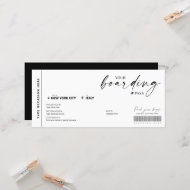 Modernes Fake für Boarding-Pass-Überraschung