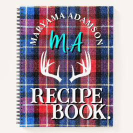 Modernes Familienrezeptbuch. | Rustic Buffalo Kari Notizbuch