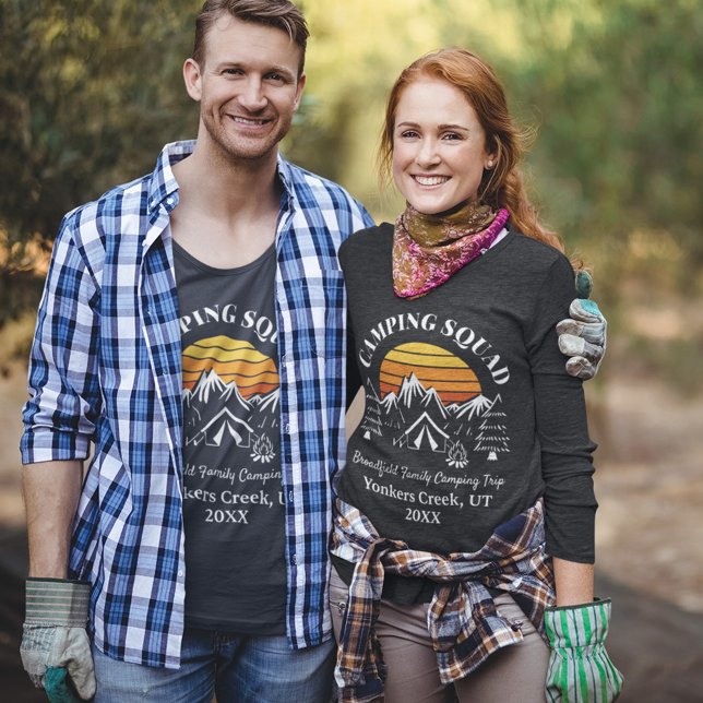 Modernes Familienurlaub im Grand Camp T-Shirt (Von Creator hochgeladen)