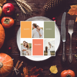 Modernes Family Collage Foto | Glückliches Ernteda