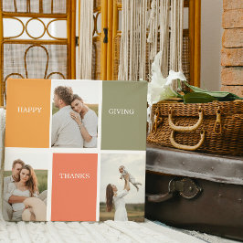 Modernes Family Collage Foto | Glückliches Ernteda Leinwanddruck