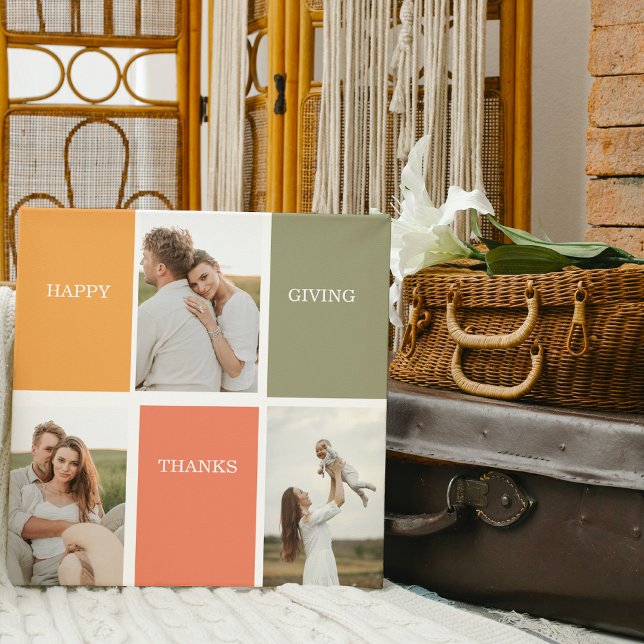 Modernes Family Collage Foto | Glückliches Ernteda Leinwanddruck (Von Creator hochgeladen)