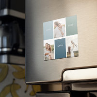 Modernes Family Collage Foto | Liebe leben hier