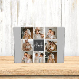 Modernes Family Collage Foto & Personalisierte Ges