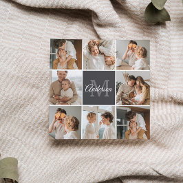Modernes Family Collage Foto & Personalisierte Ges