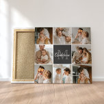 Modernes Family Collage Foto & Personalisierte Ges Leinwanddruck<br><div class="desc">Erleben Sie die warmen Momente Ihrer modernen Familie in einem wunderschön gestalteten Collage Foto. Mit diesem personalisierten Meisterwerk, das exklusiv auf Zazzle erhältlich ist, feiern Sie das Lachen, die Liebe und die gepflegten Erinnerungen. Erschaffen Sie eine atemberaubende Montage, die das Wesen Ihrer einzigartigen Familiendynamik verkörpert - von Meilensteinfeiern bis hin...</div>