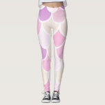 Modernes, farbenfroh rosa Mermaid-Muster Leggings<br><div class="desc">Modernes, farbenfroh rosa Mermaid-Muster</div>