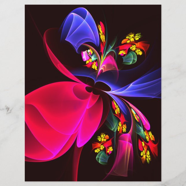 Modernes, farbenfrohes Abstraktes Kunstmuster #06 (Vorderseite)