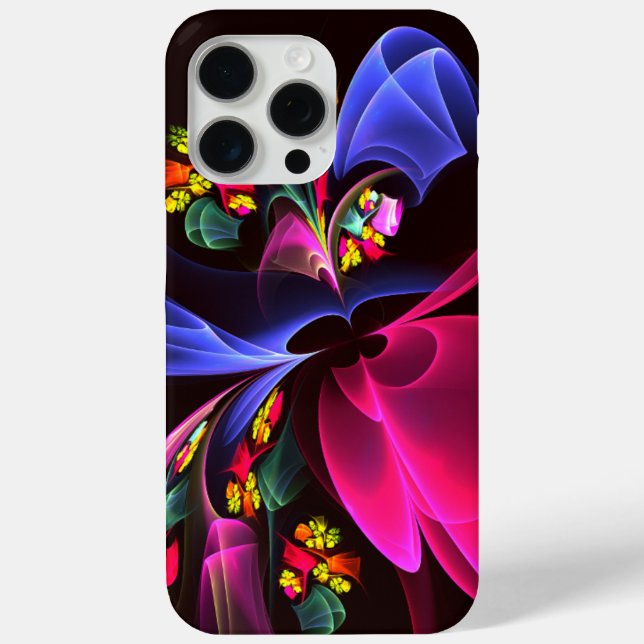 Modernes, farbenfrohes Abstraktes Kunstmuster #06 Case-Mate iPhone Hülle (Rückseite)