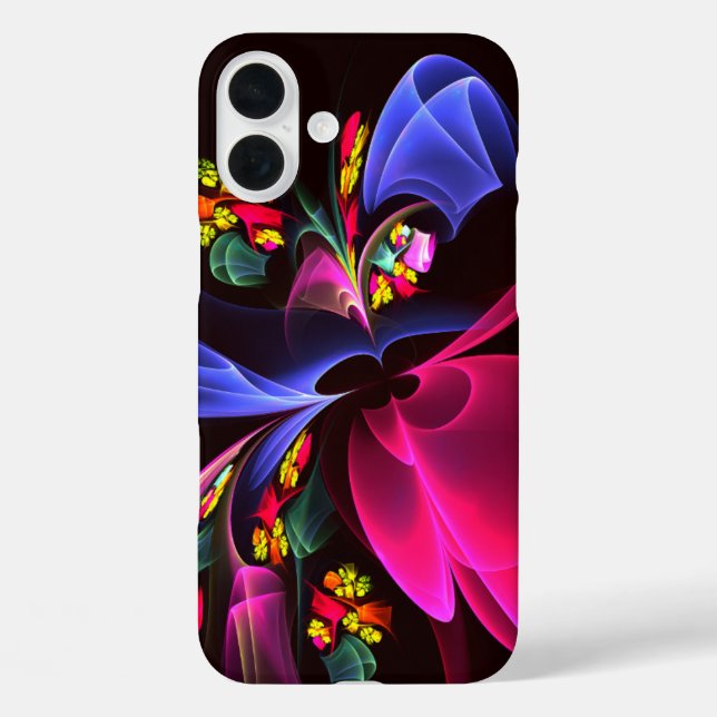 Modernes, farbenfrohes Abstraktes Kunstmuster #06 Case-Mate iPhone Hülle (Rückseite)