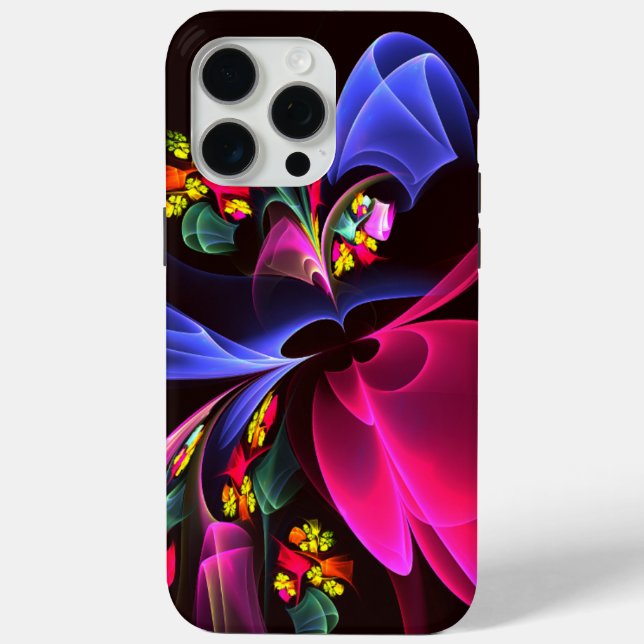Modernes, farbenfrohes Abstraktes Kunstmuster #06 Case-Mate iPhone Hülle (Rückseite)